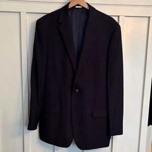 Joseph Abboud Men's Dark Navy Single-Breasted Sport Coat 42R